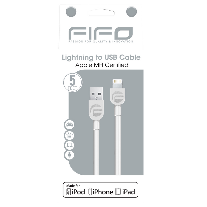 MFI/USB Кабел за iPod/iPhone/iPad/ 1.5m