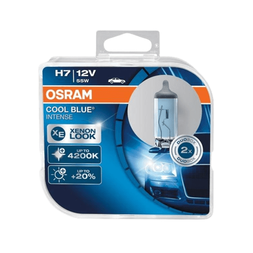 ОСРАМ Cool Blue Intense Blister H7 2/1 64210CBI 55W 12V PX26d Duobox