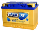 AKOM 12v 75AH L+ со магично око