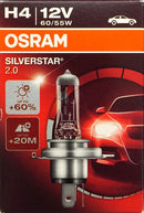 ОСРАМ SILVERSTAR® 2.0 Single Blister 64193SV2 60/55W 12V H4 10XBLI1